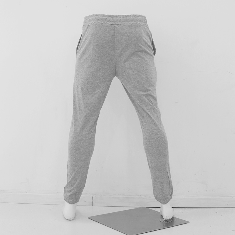 New Men's Sports Pants Autumn Winter Solid Color Casual Trousers Joggers Loose Fit Tapered Leg Pants Trendy European size: S-3XL