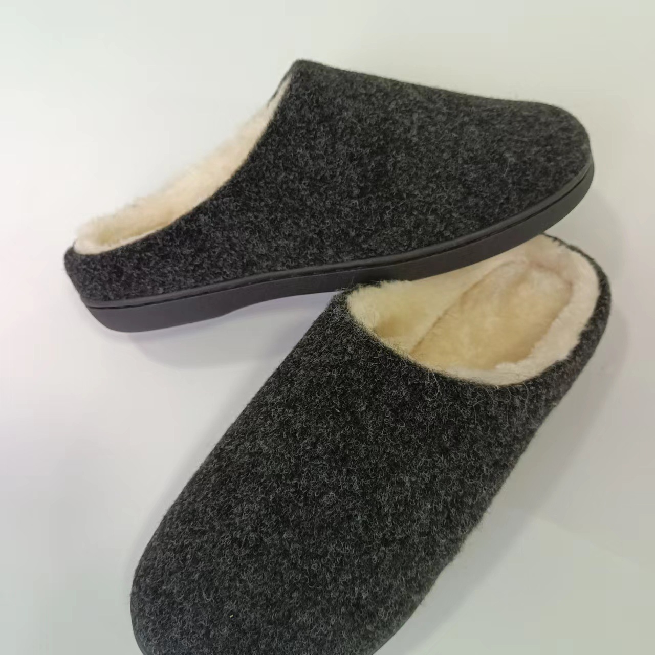 Memory Foam Nordic Style Extra Large Men's Indoor Cotton Slippers Size ddmymarket