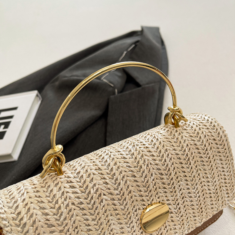 New women's shoulder bag chain woven handbag 2025 designer fashion crossbody bag