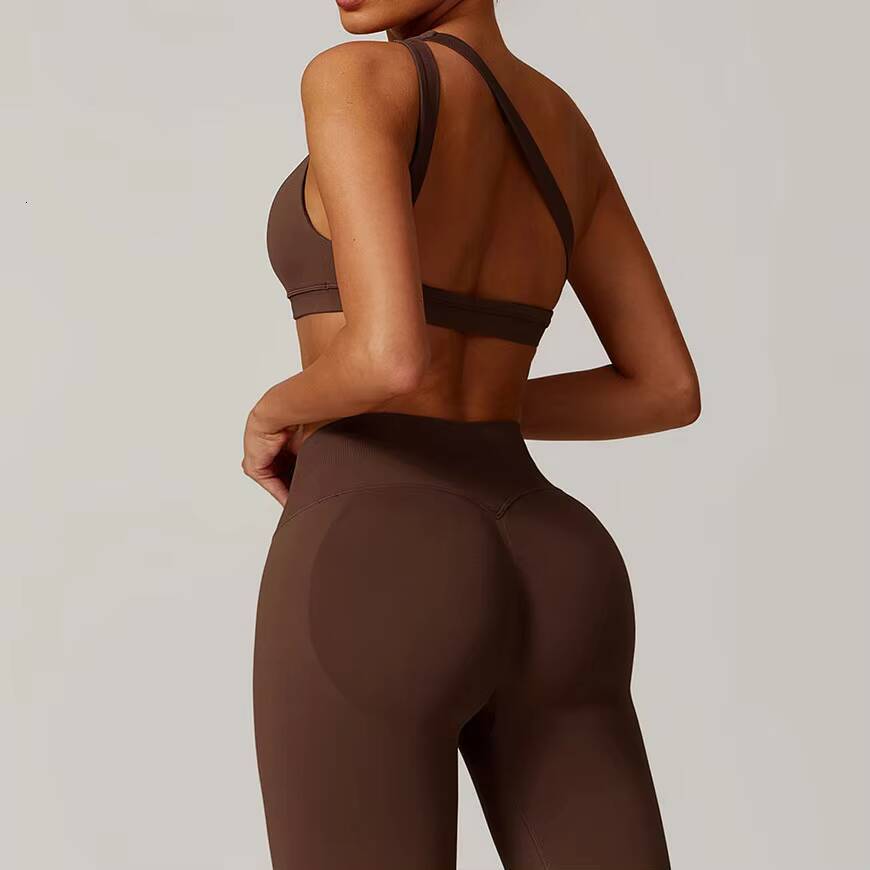 Lcool New Custom Yoga Wear Activewear Workout Sportswear Woman Seamless Shorts Wear 3 Piece Legging Gym Fitness Sets