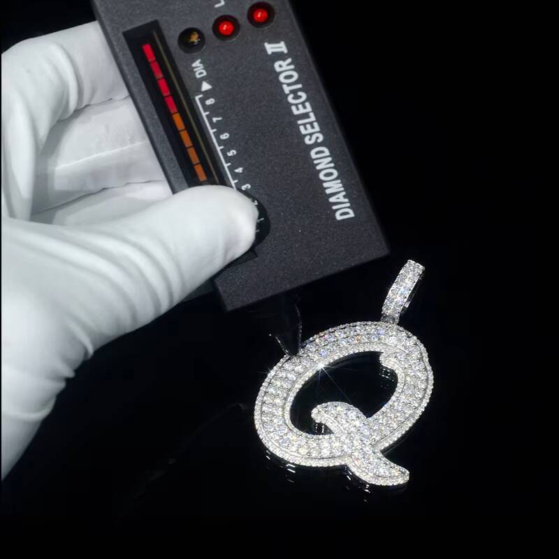 Custom Name Necklace Silver 925 Pass Diamond Tester Vvs Mossanite Jewelry Hip Hop Jewelry Ice Out Single Letter Pendant for Men