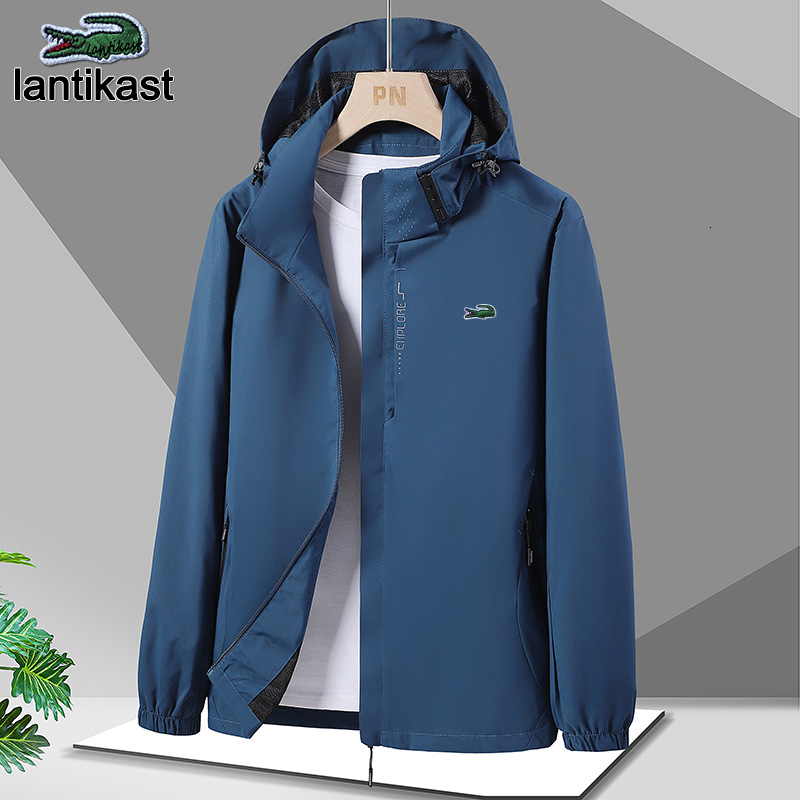 Hoodie Jacket Coat Tracksuit Designer Men's Clothing Autumn Winter 2025 American Style Trendy Hoodie Men's Solid Color Fleece Thickened Set 