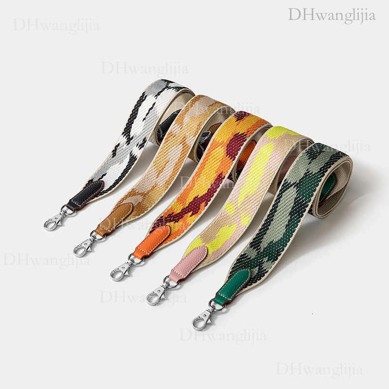 DH Luggage Accessories Camouflage Webbing Wide for Kelly Evelyne Single Shoulder Crossbody Bag Strap