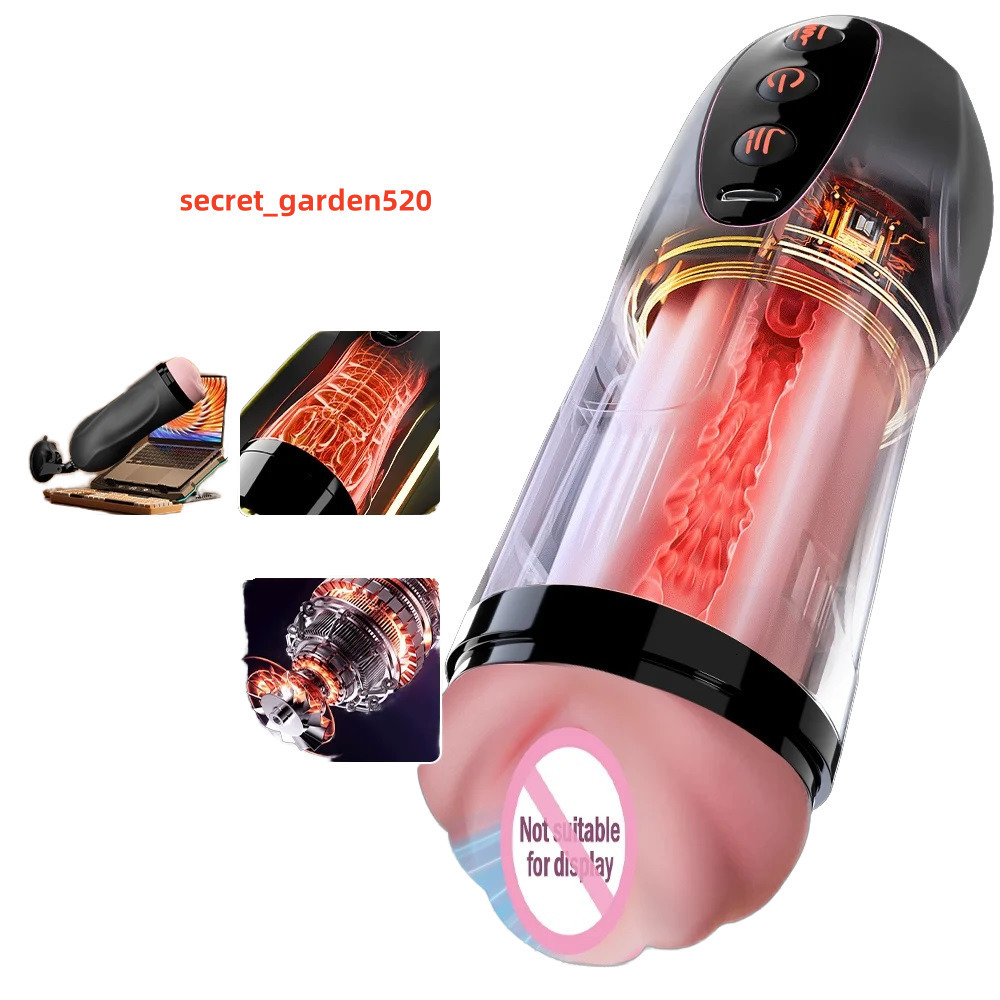 Wholesale Automatic Masturbator Cup with 10 Vibration Modes Quiet Heating Suction Features Sex Toys Men Sex Toy Box for Male