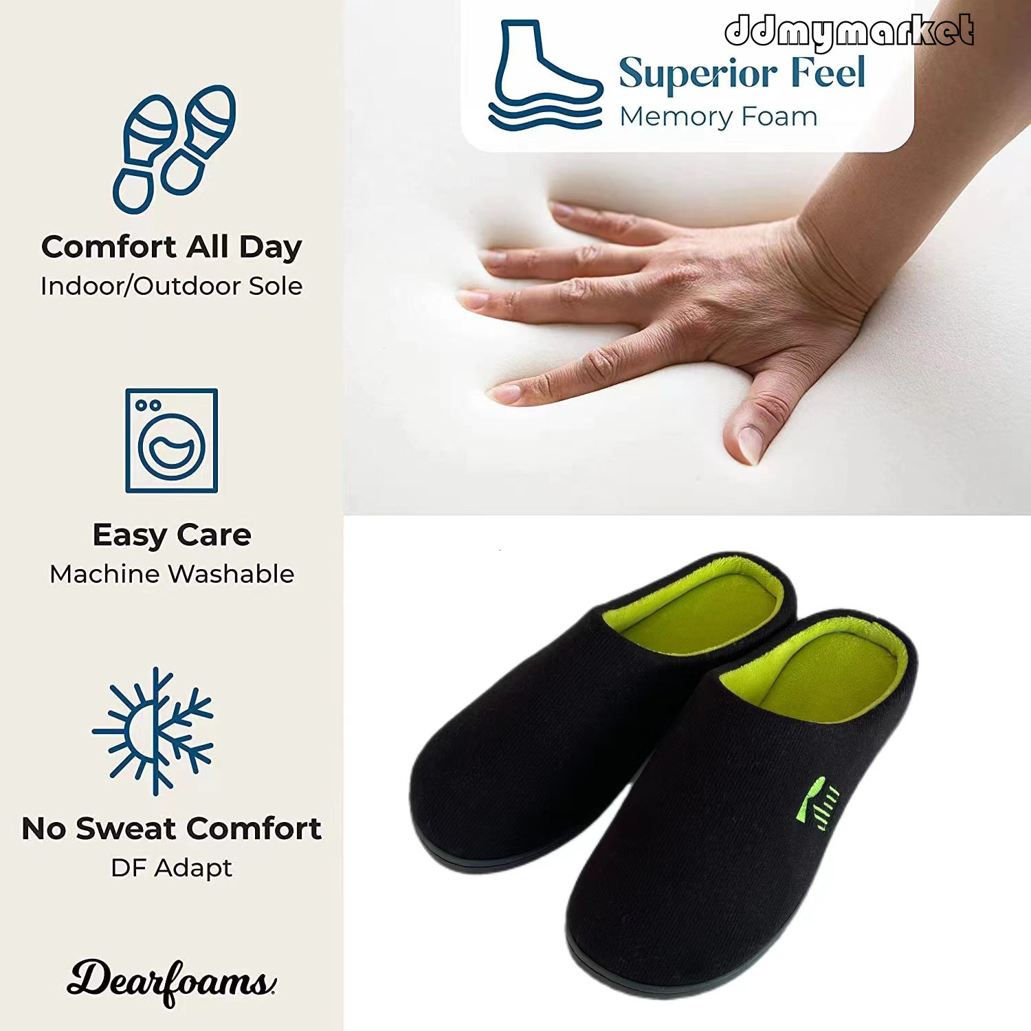 Knitted Memory Foam Men's Shoes ddmymarket