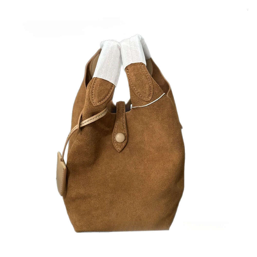 designer bag Luxury bag Matte Suede Large Capacity Bucket Handheld Crossbody Women's Bag