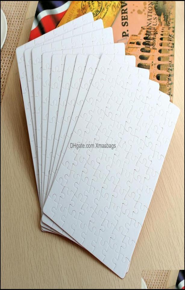 Party Favor Sublimation Blank Heart Puzzles Diy Puzzle Love Shape Transfer Printing Consumables Child Toys Gifts Fy7451 Drop Xmasb8700548