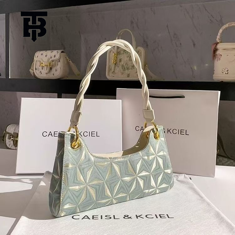 TB BHULAMTE Designer Bag Luxury Bag Women's Bag Niche Design Printed Windmill Underarm Bag Women 2025 New Fashion Versatile Trendy Single Shoulde