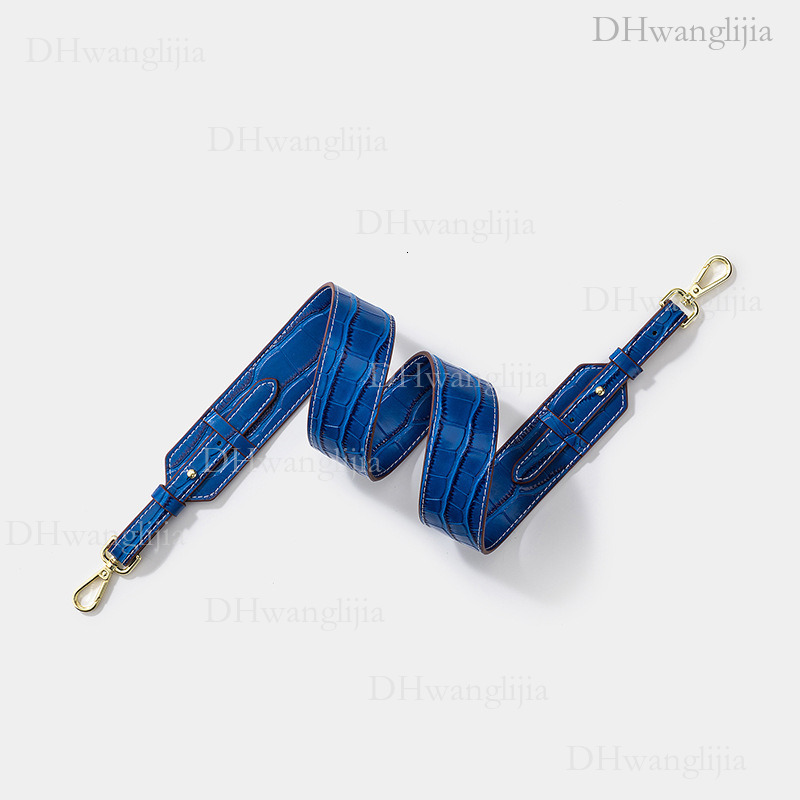 DH Luggage Accessories Trendy Crocodile Pattern Wide Universal Adjustable Length Single Shoulder Crossbody Bag Replacement Strap
