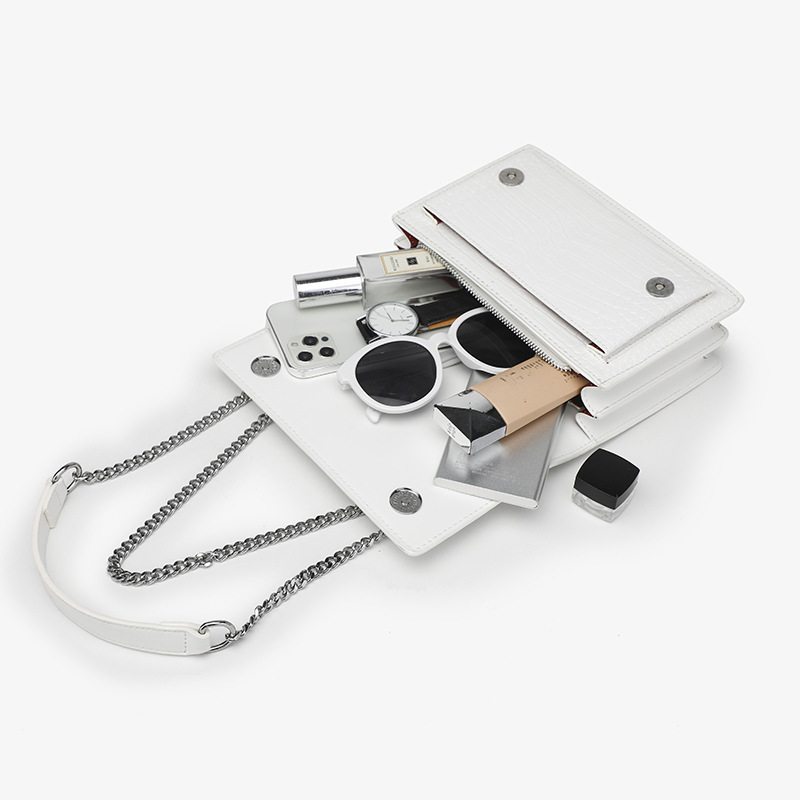 Designer bags women's 2025 new trendy versatile organ bag small square bag fashion shoulder messenger chain bag