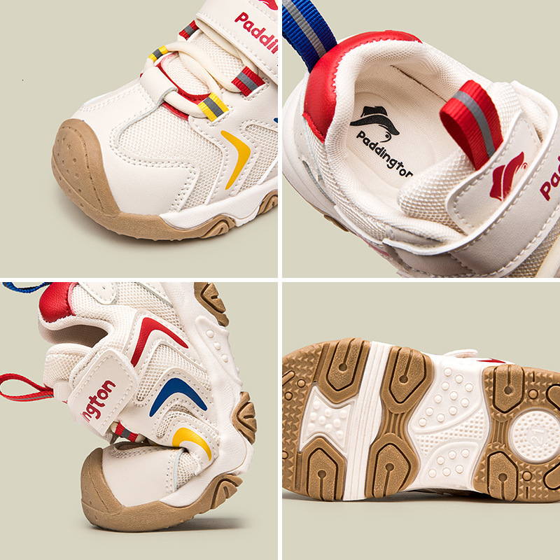 Spring new children's sports shoes suitable for toddlers and toddlers with Velcro, outdoor casual shoes, fashionable and trendy running shoes