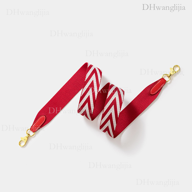 DH Luggage Accessories Wide V Pattern Woven Single Shoulder Crossbody Bag Strap