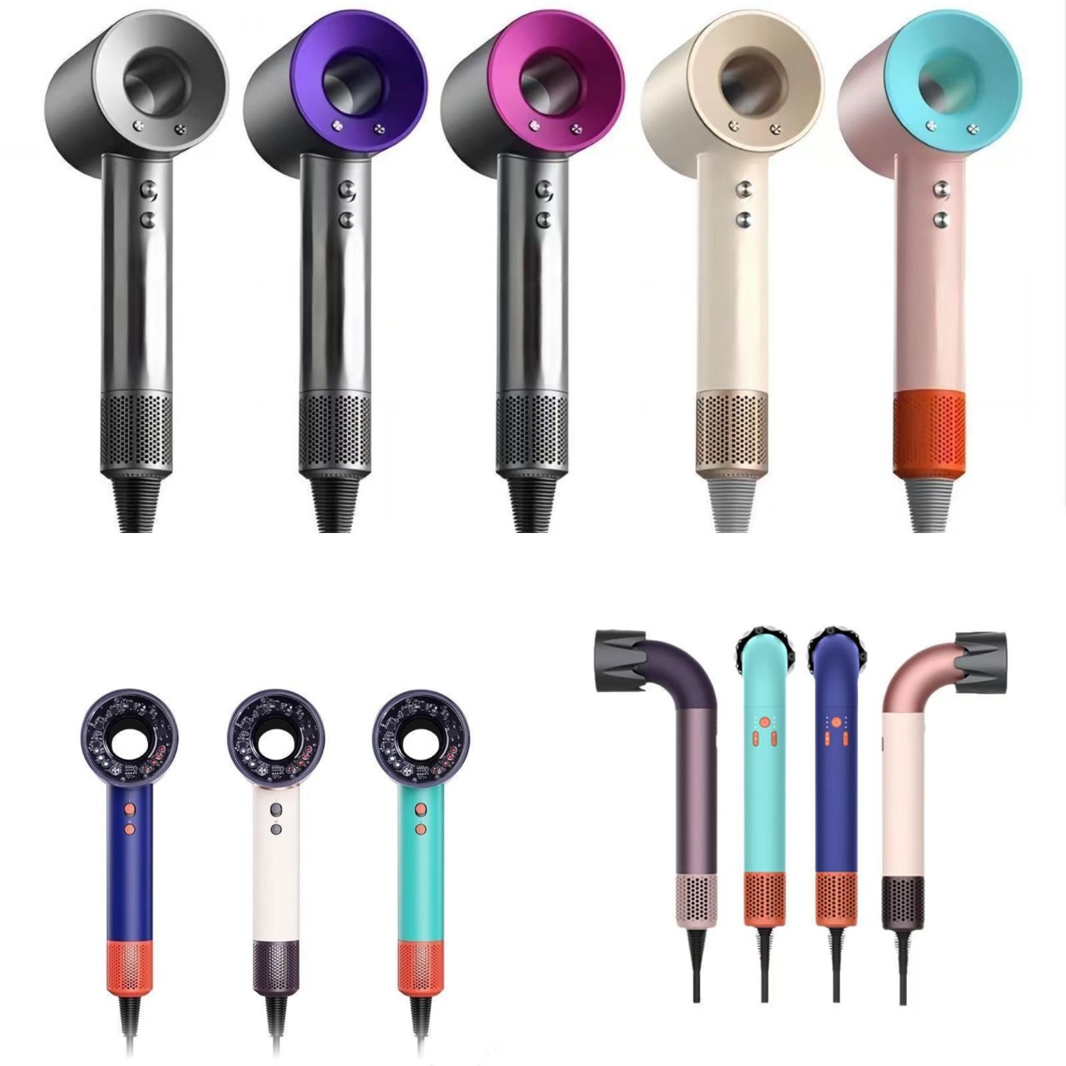 Hair Dryers Blow Dryer Blower Salon Hairdryers Quickdry Hair Care Styling Tools Safety Professional Home Travel Hotel Box Household Life Appliances HD07 08 15 18