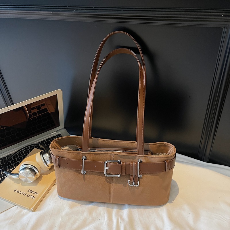 2025 new high-end retro women's armpit bag luxury bag autumn and winter texture shoulder bag commuting handbag designer bag