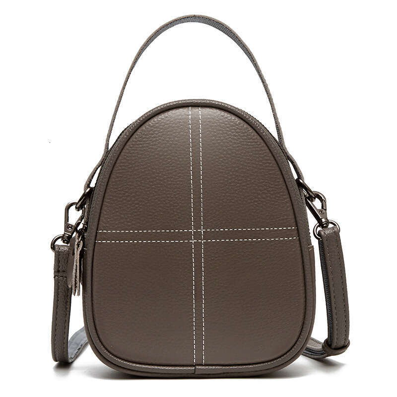 designer bag Luxury bag Single Shoulder Crossbody Small for Women, Simple Shell Top Layer Cowhide Bag, Fashionable Versatile Multi-layer Women's 