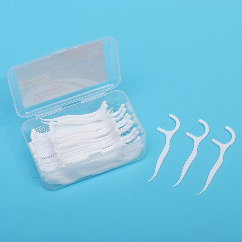 CPA04-50 Dental Floss Sticks Home Use Multi-Size Disposable Portable Storage Box Pack