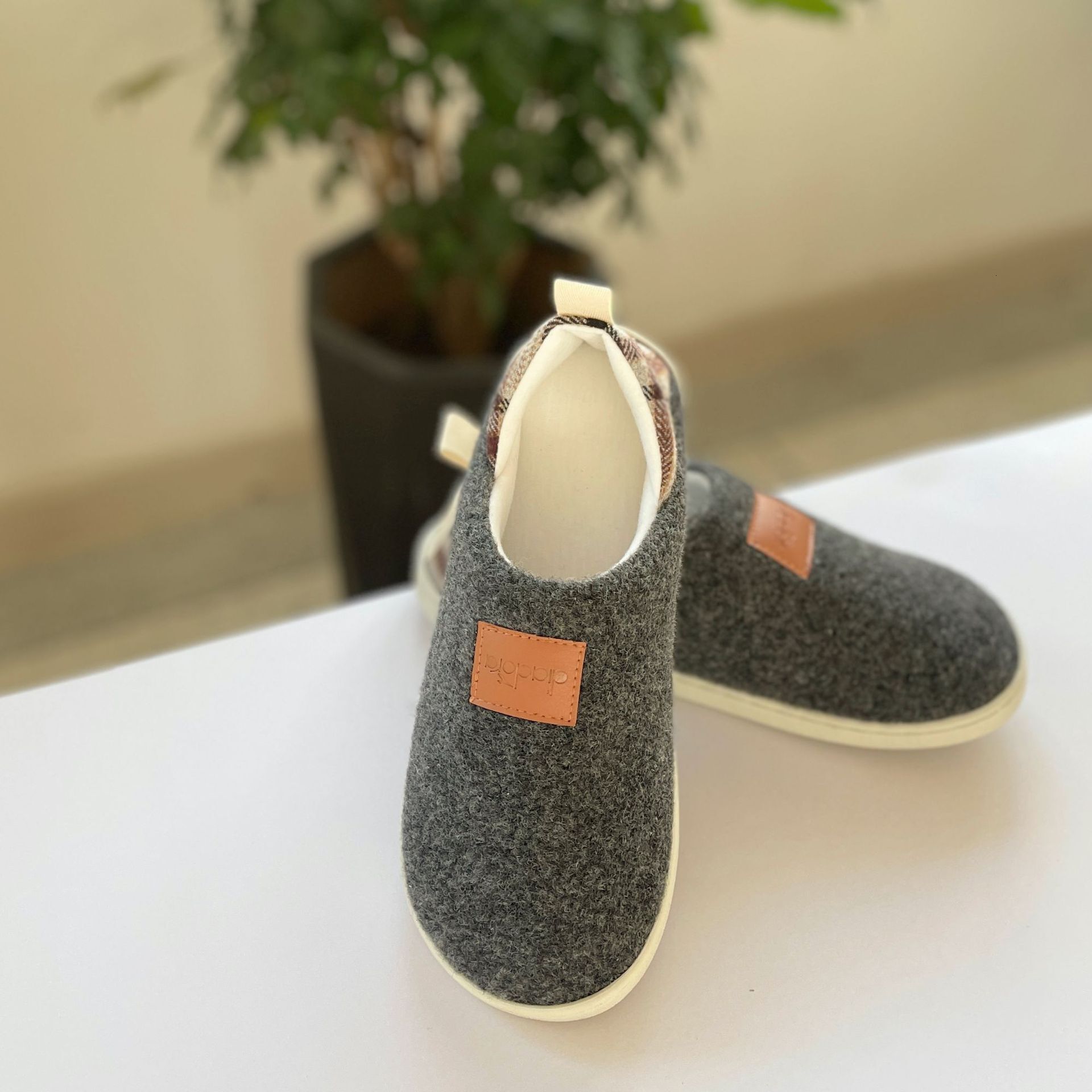 Felt Maternity Cotton Elderly Shoes Warm Breathable Men's Slippers Indoor and Outdoor Dual-use Four Seasons Style ddmymarket