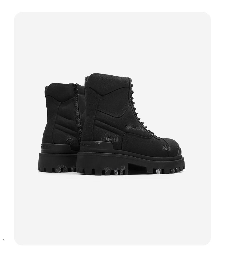 Elegant retro British workwear style men's Martin footwear - durable winter collection