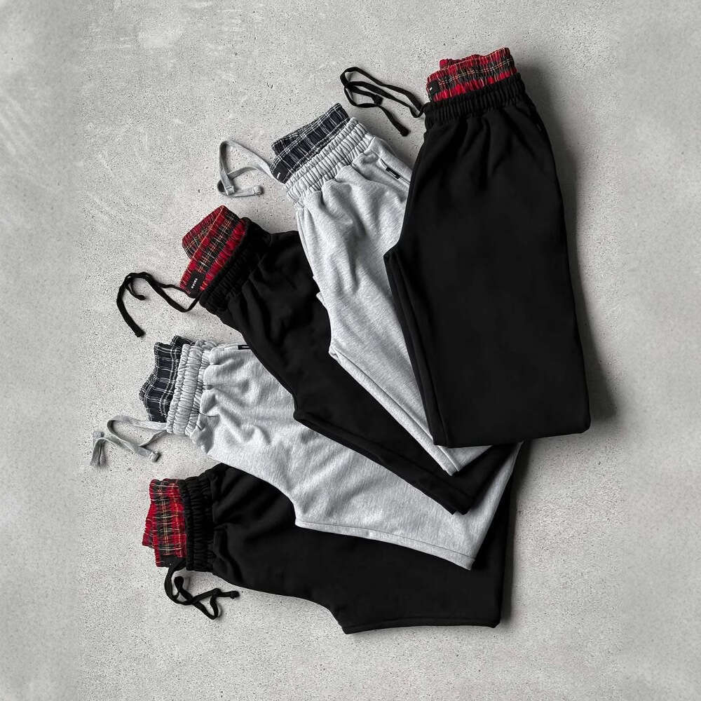 2025 Trendy American Street Hip-Hop Loose Casual Double Waist Pants