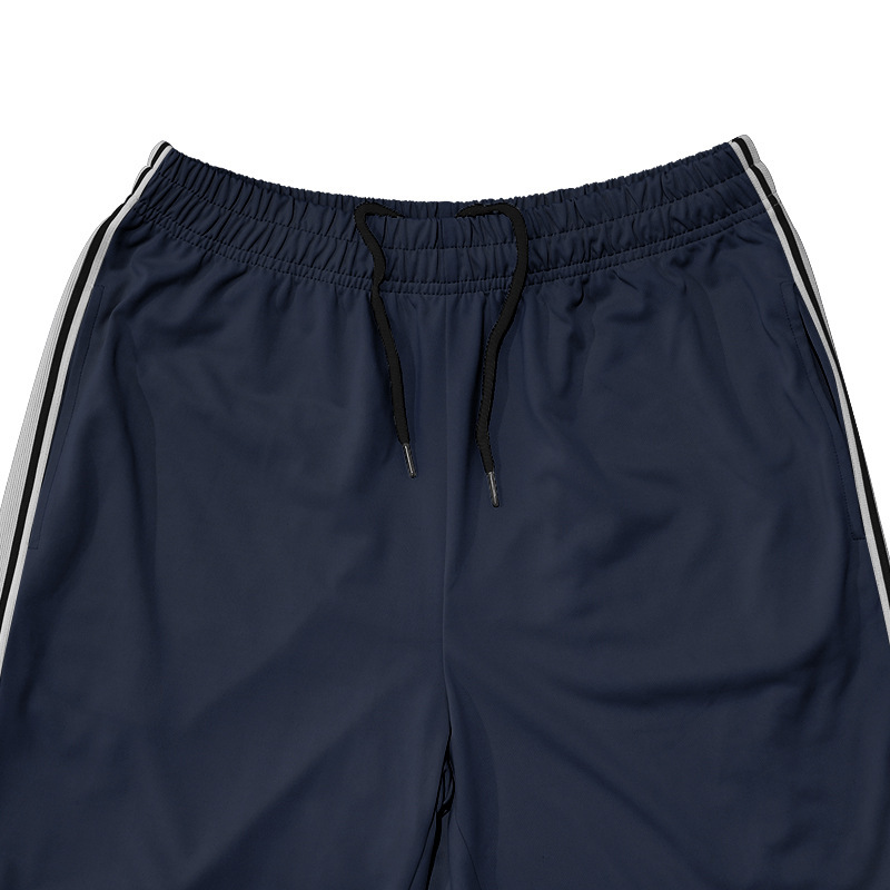 Streetwear Men's Contrast Striped Joggers - Loose Fit Straight Leg Sweatpants for Autumn Casual Sports in American Urban Style European size: S-3