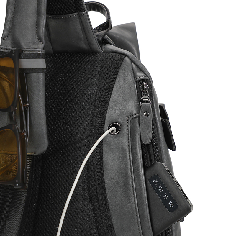 Sewafox Men's Crossbody Bag Waterproof Anti-Theft Men's Shoulder Bag Suitable for Travel and Daily Use 8L Gray