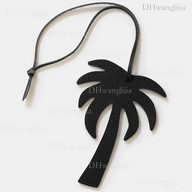 DH Luggage Accessories Live Exclusive New Creative Coconut Tree Leather Accessories Bag Car Key Small Pendant