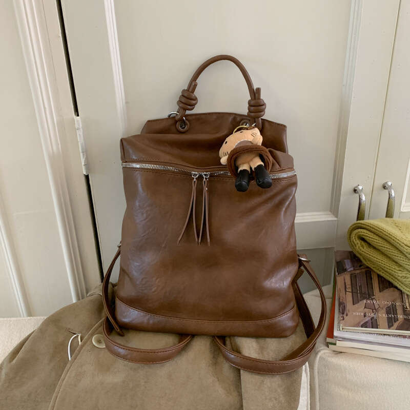 Designer Bag Luxury Bag Niche Design Large Capacity Leopard Print New Fashion Shoulder Bag Versatile Travel Daily Commute Backpack Double Shoulder 01