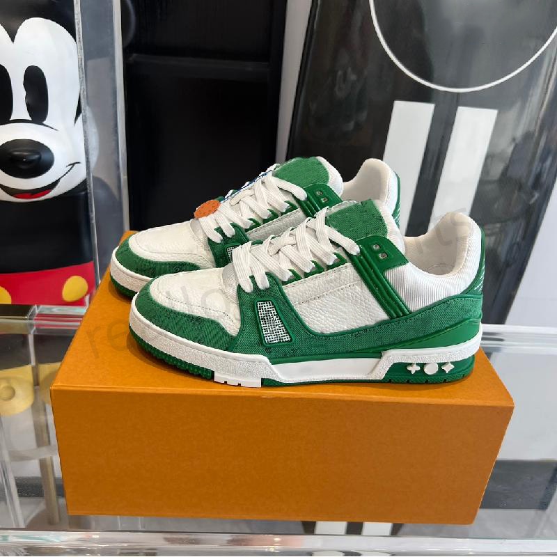 Designer Casual Shoes Women Men Sneakers Leather Scarpe Fashion Womens Mens Trainers Breathable Mesh Shoe Classic foam Trainer Luxury Sneaker Outdoor Sports X16