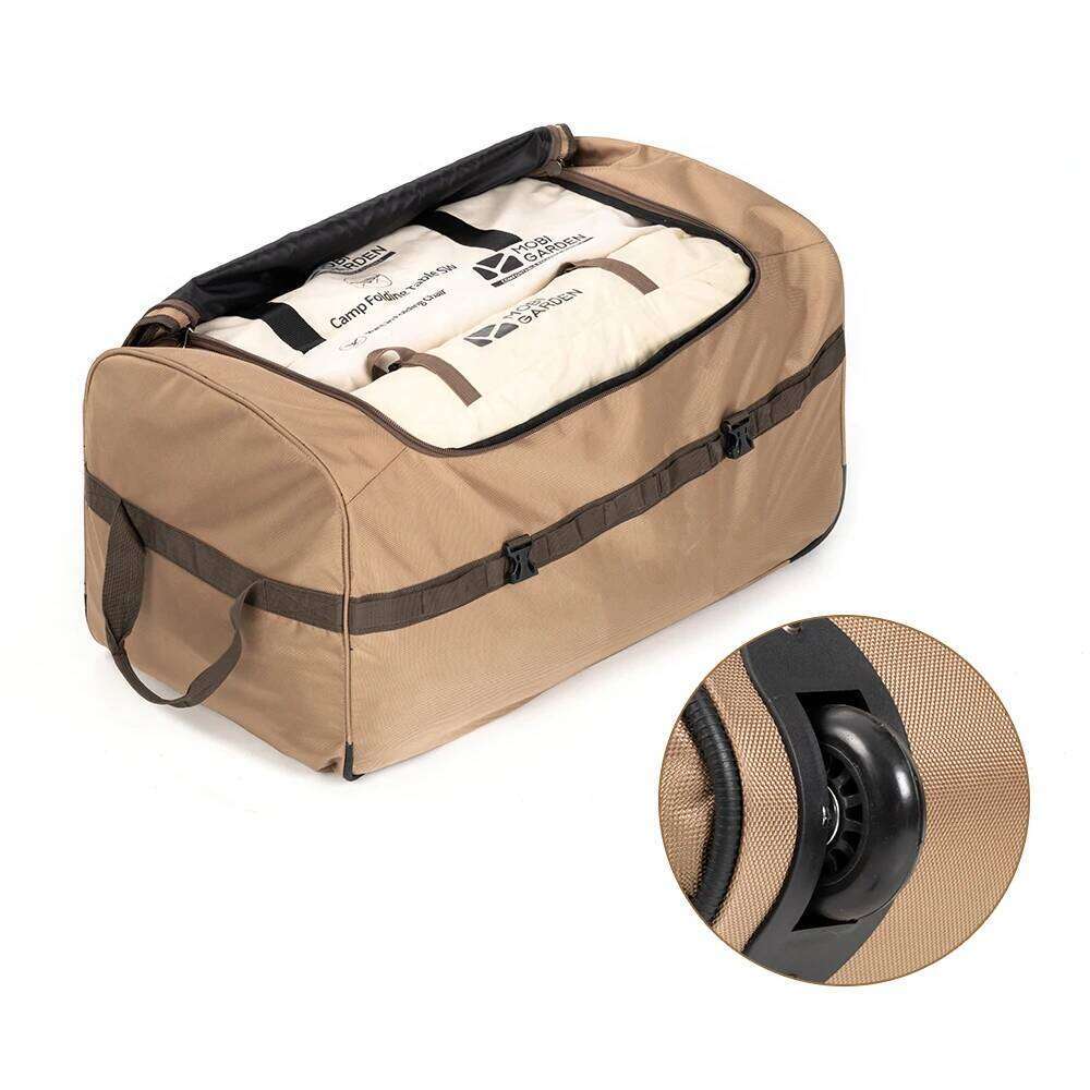 Camping Trolley Equipment Tent Storage Bag Travel Lage Portable Folding Large Capacity 80L 110L