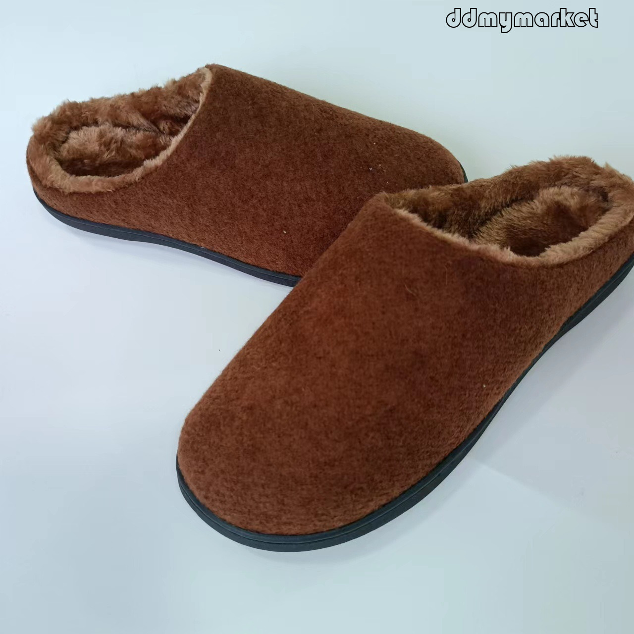 Memory Foam Nordic Style Extra Large Men's Indoor Cotton Slippers Size ddmymarket