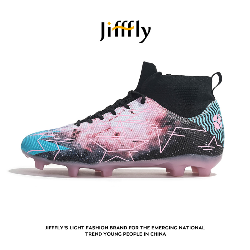 Jifffly designer shoes men's 2025 summer new FG spikes women's adult and youth football shoes for competition and training specialized sport