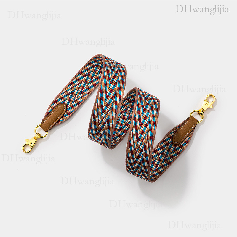 DH Luggage Accessories Fashion Wax Thread Wide Kelly Evelyn Single Shoulder Crossbody Bag Replacement Strap