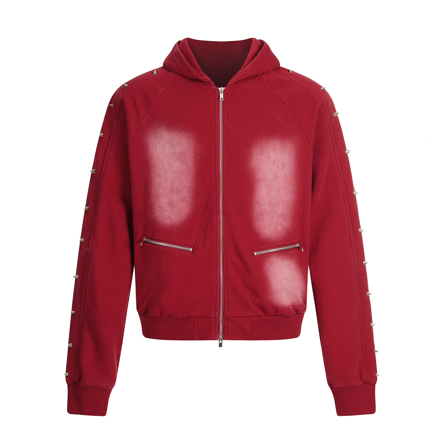 Designer Clothing Trendy Retro Luxury Hoodie Beaded Spray Horse Hooded Cardigan Sweatshirt Men's Trendy Brand Autumn New Couple Outfit Jacket