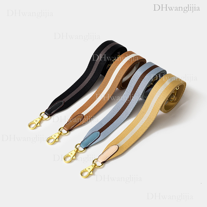 DH Luggage Accessories DH Luggage Accessories Fashionable Universal Single Crossbody Bag Replacement with Color-Block Webbing Wide Shoulder Strap