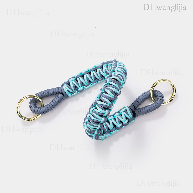 DH Luggage Accessories New Korean Fashion Color-Block Rope Woven Wide Large Hardware Round Buckle Bucket Single Shoulder Underarm Bag Universal Strap