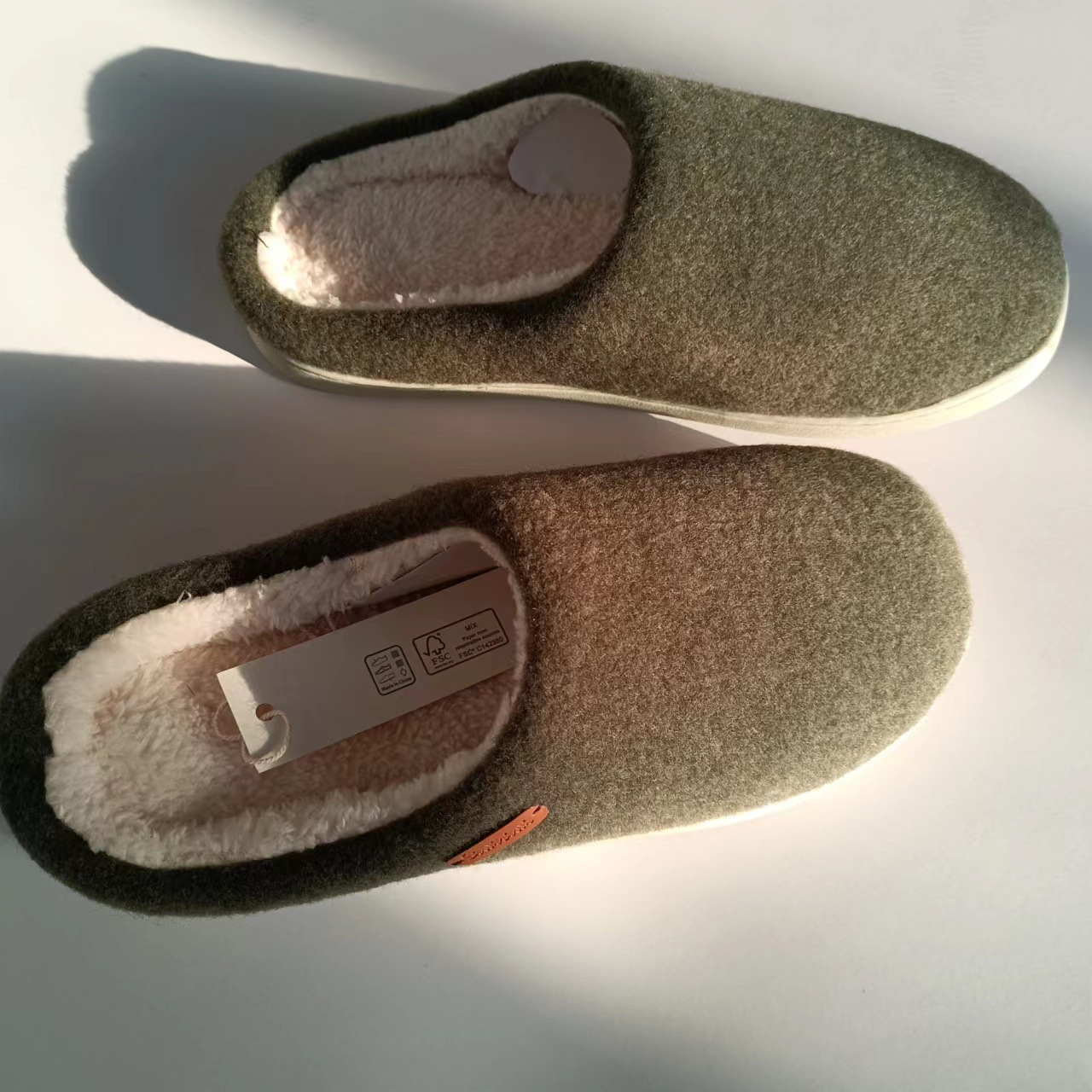 Felt Couple Style Anti-Collapse Strong Home Cotton Slippers ddmymarket