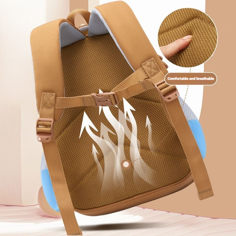 New Cartoon-Printed Colorful Kindergarten Backpack for Students Large Capacity, Weight-Reducing, Lightweight, Anti-Theft Backpack