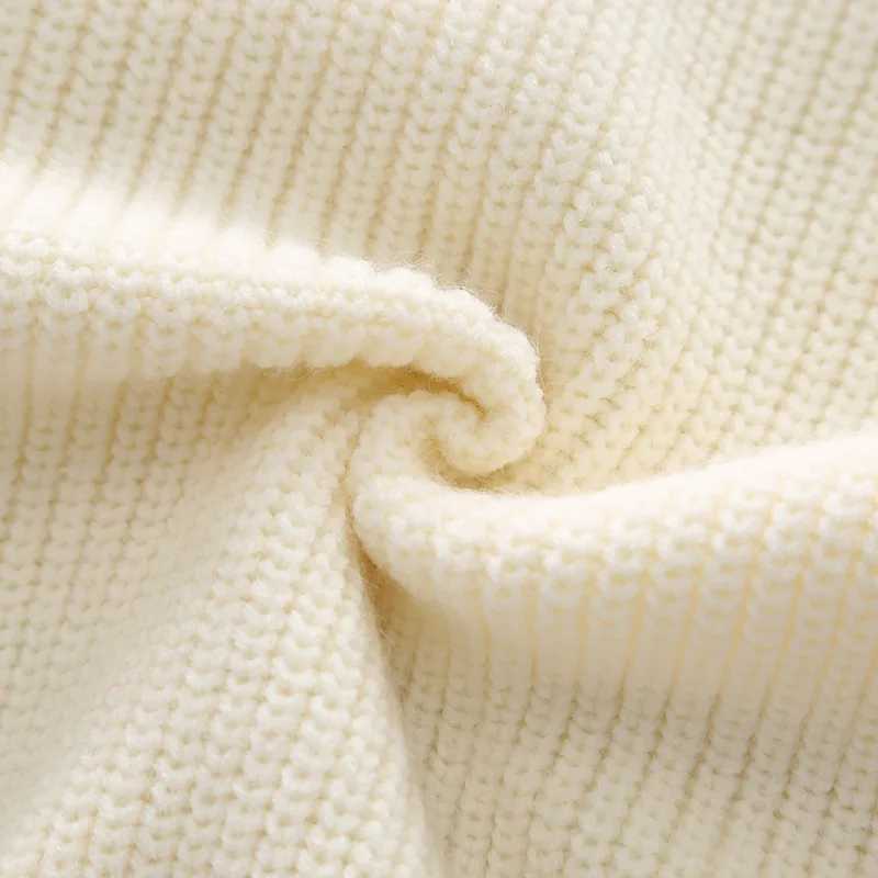 2025 Autumn Winter Babys Girl Twopiece Clothes Set 3D Rabbit Knitted Sweater Cardigan Outfits Fleece Plaid Skirt Kid Girl Suits L250926Y4WN