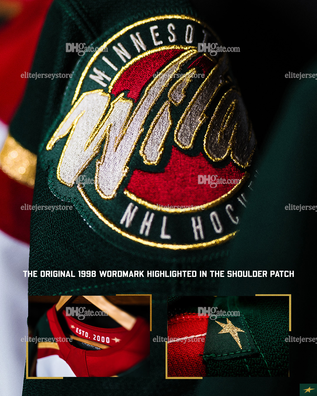 Personalized Custom 2025-26 25th Anniversary Jersey Kirill Kaprizov Brock Faber Joel Eriksson Ek Matt Boldy Marcus Foligno Spurgeon Marc-Andre Fleury 