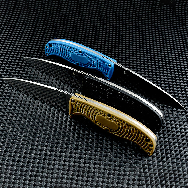 FB31 Outdoor Tactical Small Straight Knife With Scabbard K390 knife Blade Nylon fiberglass Handle Utility Portable Self Defense Survival Camping Hunti