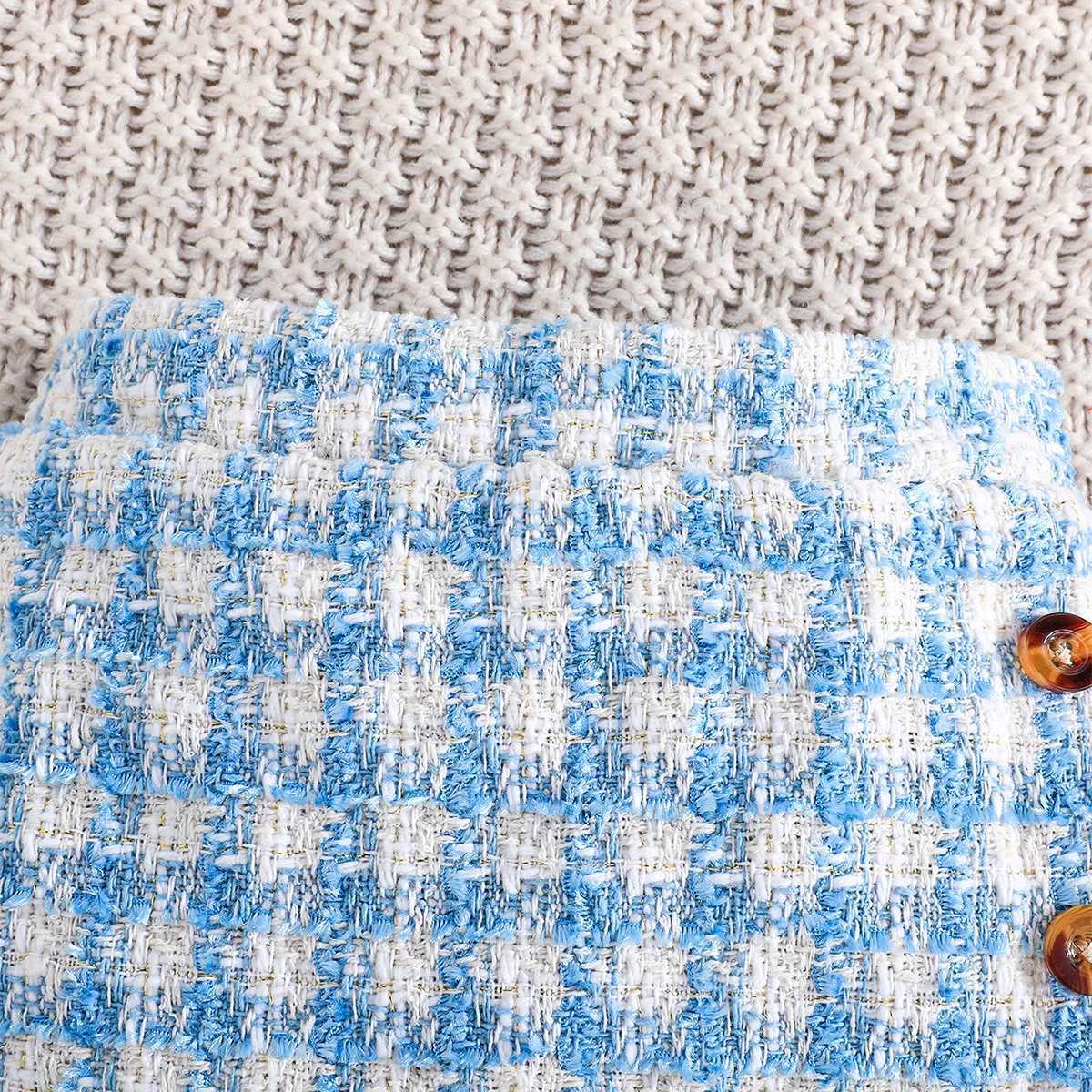 Spring Toddler Girl Clothes Korean Cute Love Long Sleeve Cotton TopsPlaid Skirt Childrens Sets Baby Boutique Clothing BC662 L25092612MN