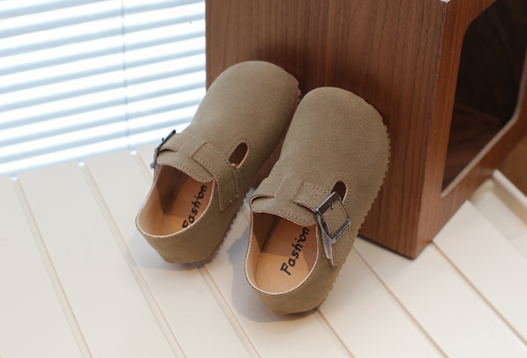 Children's shoes Spring and Autumn new Korean style girls' fashionable little leather shoes boys' retro single shoes fashionable design