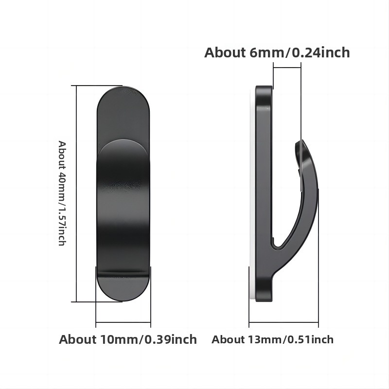 Universal Car & Home Mini Hooks - Adhesive, Drill-Free, Hidden Design for Car Front Seat, Kitchen & Bathroom, Practical Hanging Organizer-NO25