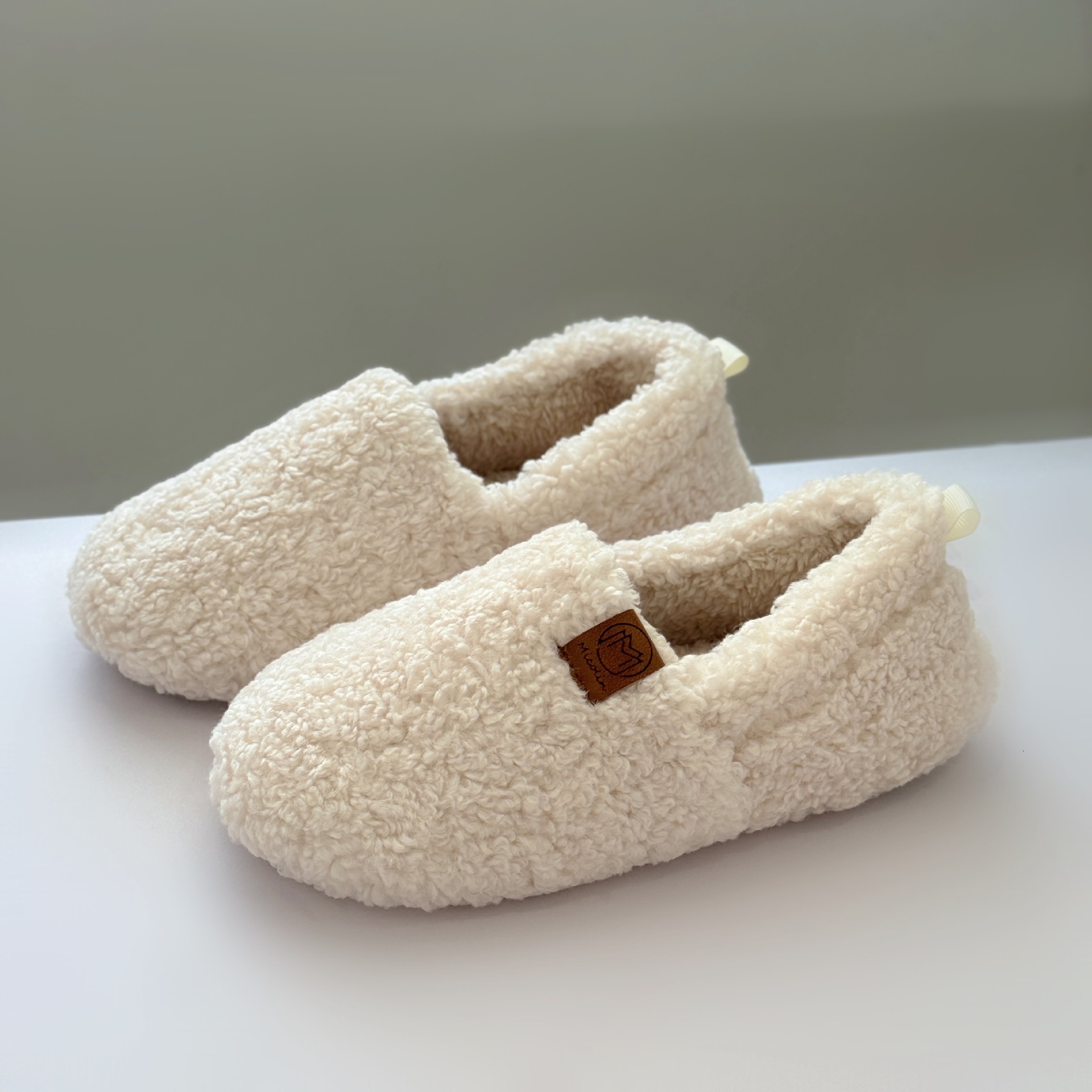 Memory Foam Warm Feet Thickened Fleece Adult Winter Cotton Slippers Maternity Shoes ddmymarket