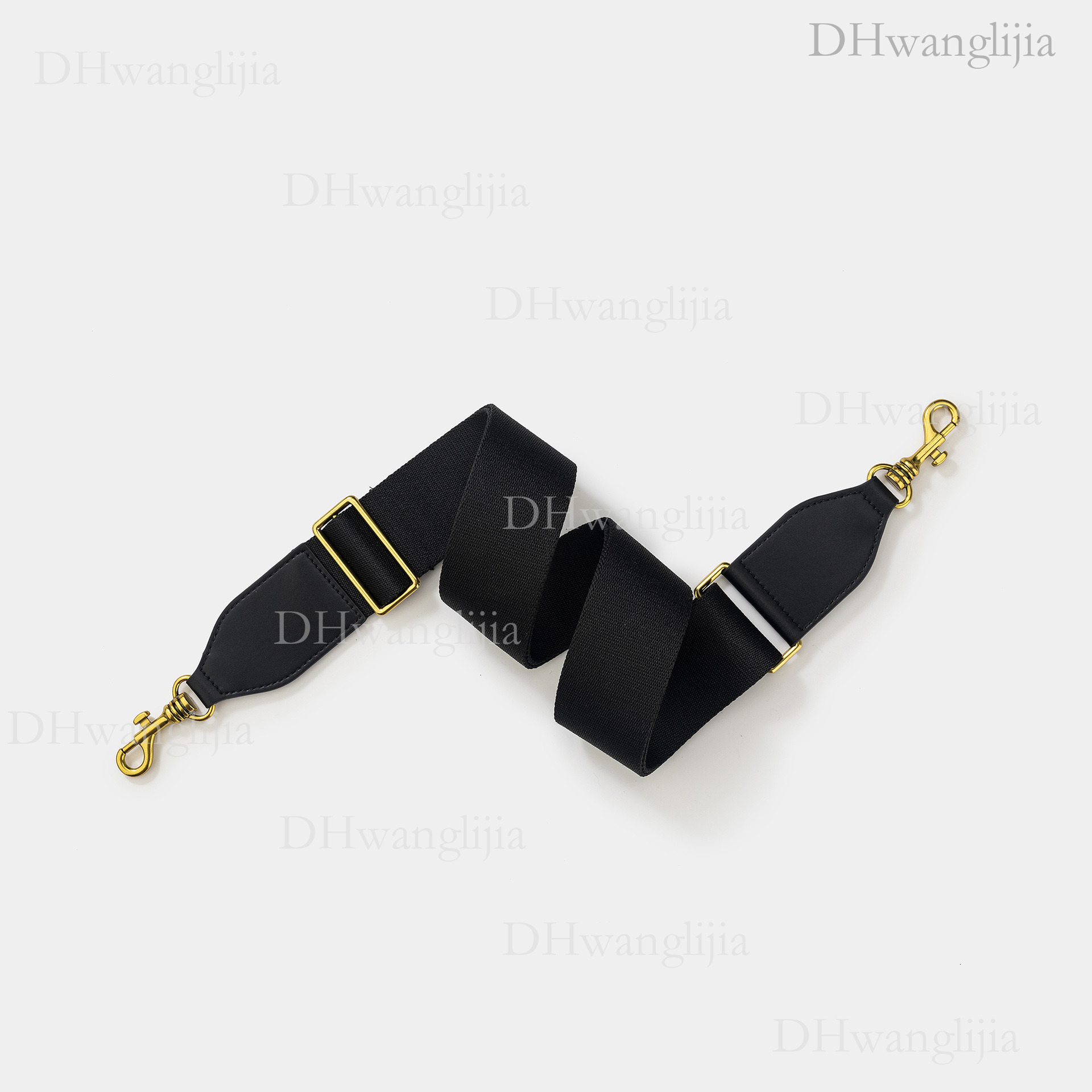 DH Luggage Accessories New Style Adjustable Length Solid Color Webbing Replacement Wide Shoulder Strap Trend