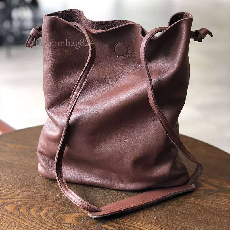 Johnature Simple Nature Soft Cowhide Women Bag 2025 New Genuine Leather Large Capacity Solid Color Shoulder & Crossbody Bags