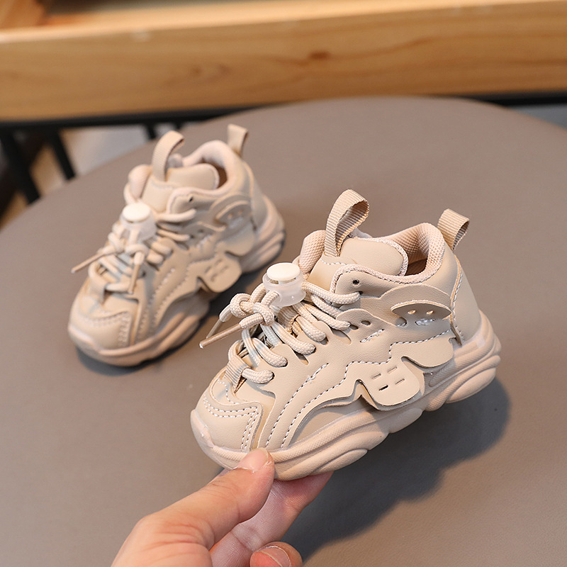 Toddler Tennis Shoes 2025 Winter Lightweight Baby Girl Shoes Kids Shoes Soft Bottom Children Sneakers for Boys Sizes 16 - 26 W0845