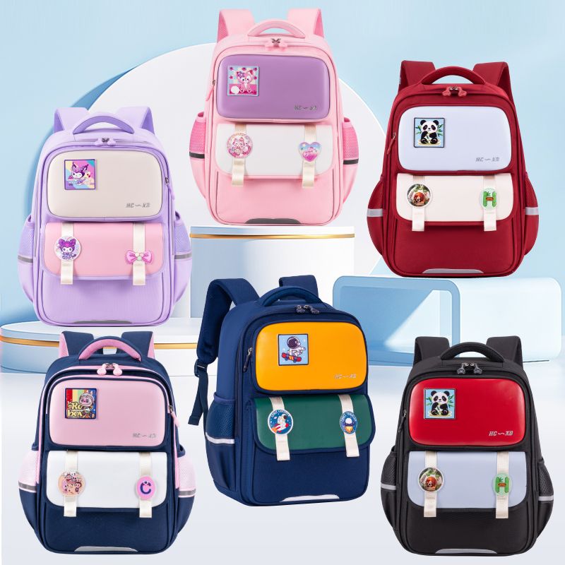Unisex Student Backpack with Cartoon Design Fashionable Style Waterproof Children's School Bag quality