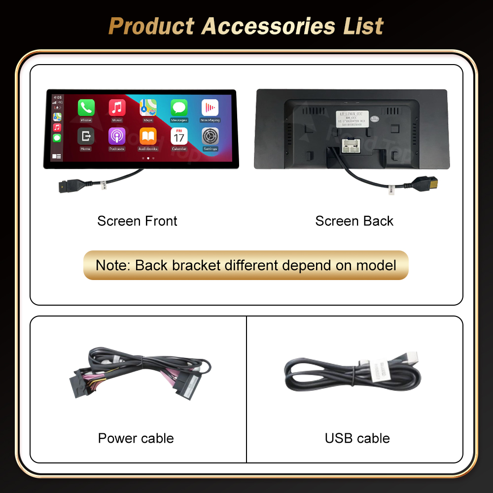 RoadTop 12.3 Wireless CarPlay Multimedia Linux Car Screen For BMW Series 1 2 3 4 F20 F21 F22 F45 F30 F31 F32 F33 F45 NBT EVO 2012-2019 - view 7