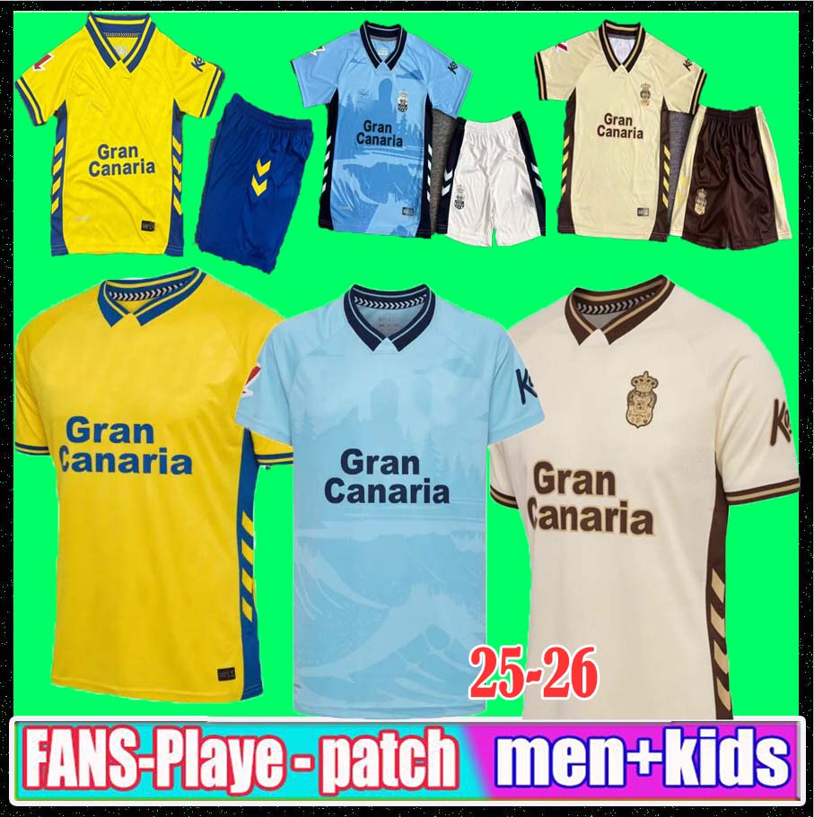 25 26 Las Palmas Soccer Jerseys HERRERA SANDRO Vieira Jesus Mesa Las Palmass home and away 2025 2026 Las Palmas Sports Union 3rd football mens kids shirt S-4XL